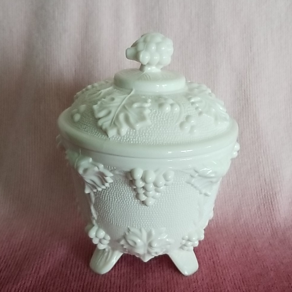 Milk Glass Dish